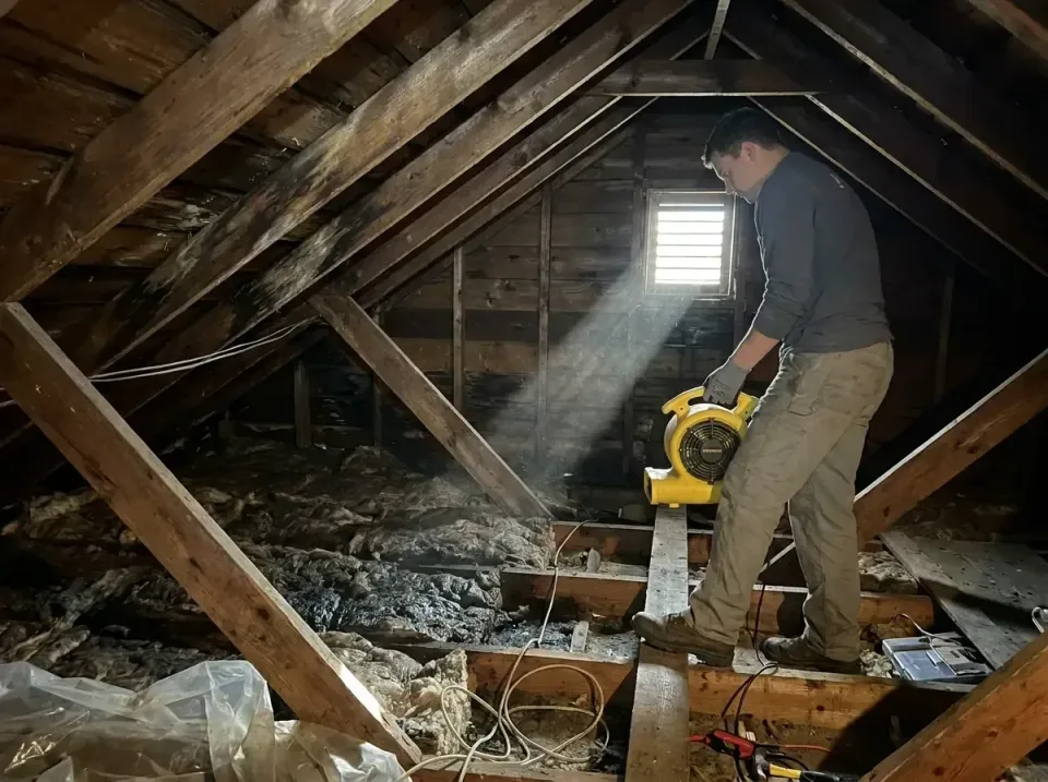 attic-water-damage-drying-proc-007 — frequently asked questions, Emergency Water Extraction & 24/7 Flood Response in Red Roc…
